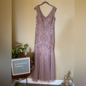 Adrianna Papell Platinum Cap Sleeve Dress